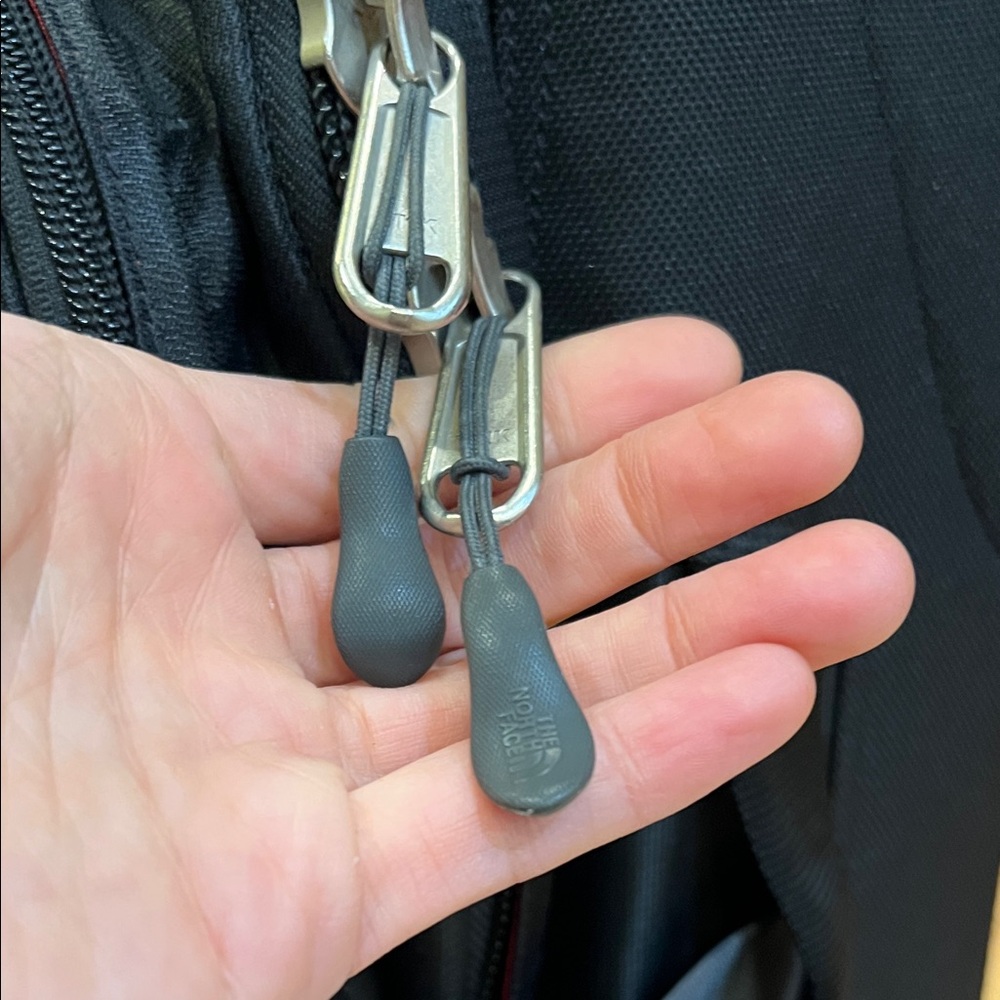 The North Face Black and Gray Men's rolling suitcase. - Picture 4 of 9